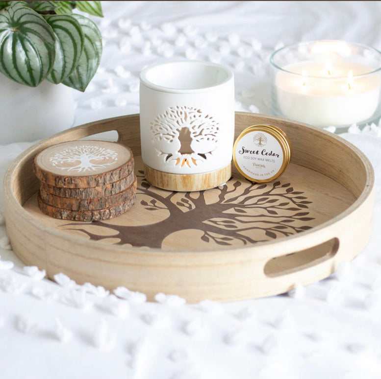 Tree of life wax warmer gift set