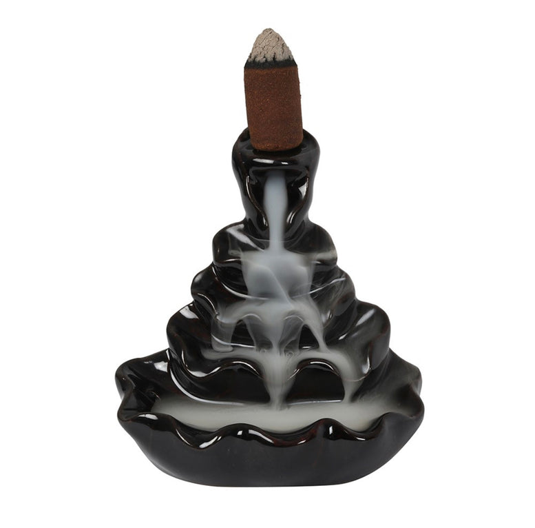 4 Tier Ripple Back flow Incense Burner