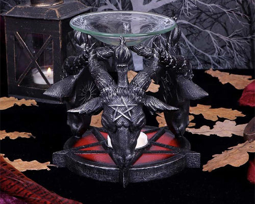 Occult Baphomet Head Oil Burner 13.5cm