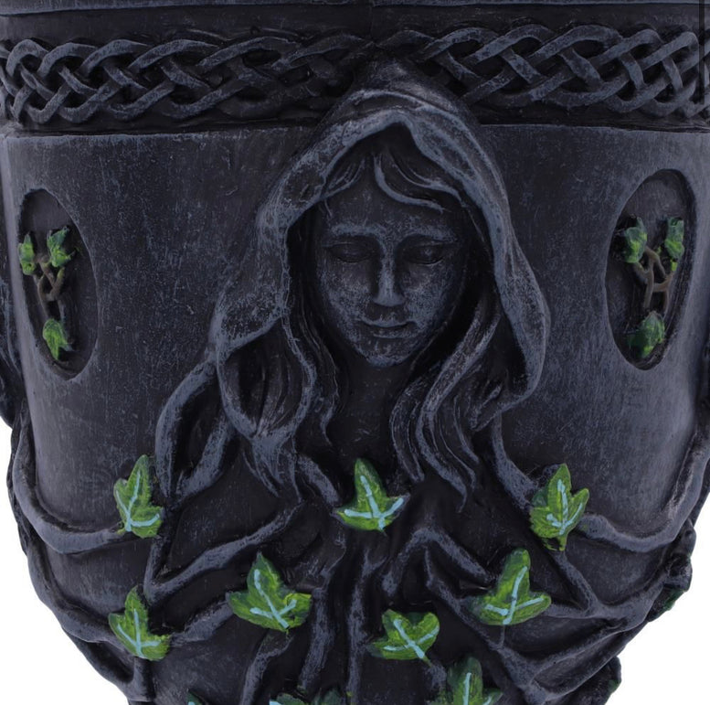 Mother Maiden and Crone Chalice Bronze Triple Goddess Wine Glass 21cm | Goddess | Deity | Witchcraft | Wiccan | Pagan