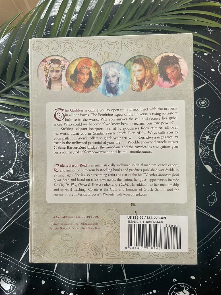 Goddess Power Oracle Cards Deluxe Edition | Tarot | Tarot Cards | Goddess | Gift | Witchcraft | Wiccan | Pagan | Deck | Reading | Mystic