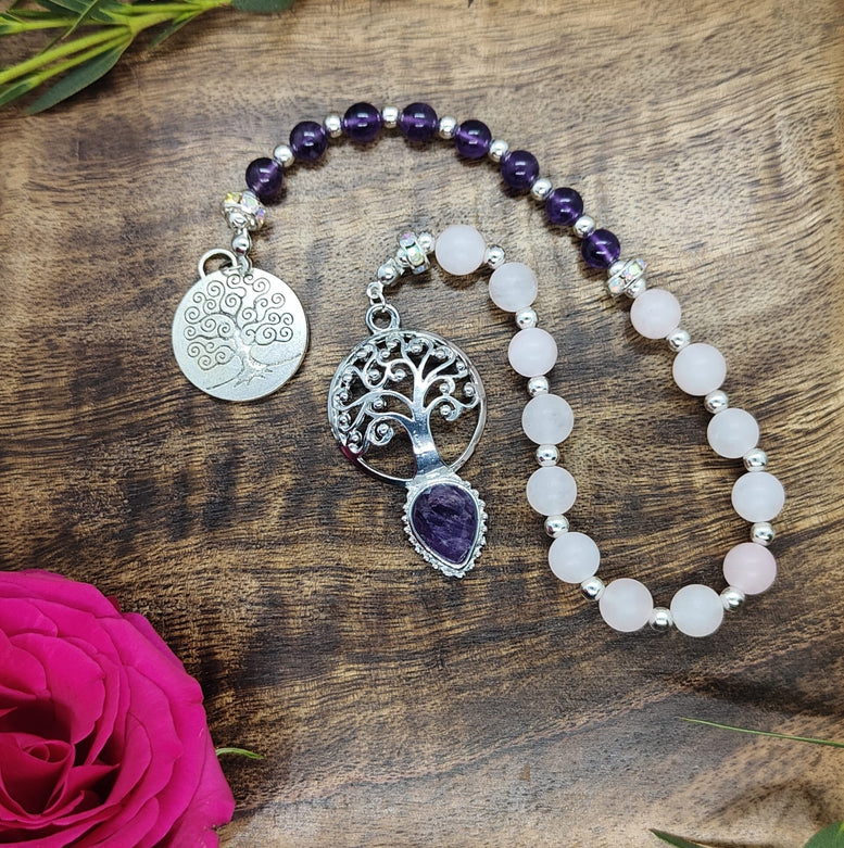 Witches Crystal & Charm Prayer Beads | Deity Worship | Chant | Mantra | Goddess | Witchcraft | Wiccan | Pagan | Gift | Sabbats | Lunar Month