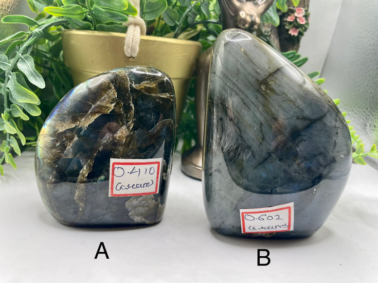 High Grade Flashy Labradorite Polished Freeform’s | Crystals | Reiki | Chakra | Gemstones | Shiny Rainbow Crystal | Home Decor | Rainbow