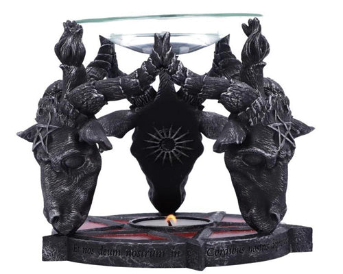 Occult Baphomet Head Oil Burner 13.5cm