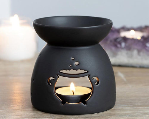 Cut Out Oil Burners - Moon, Pentagram, Cauldron