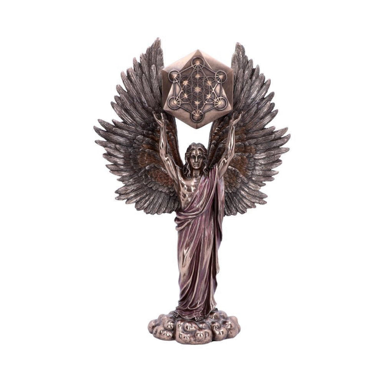 Ethereal Metatron Angel Bronze Figurine 35cm | Geometry | Flower of Life | Witchcraft | Wiccan | Pagan | Deity | God