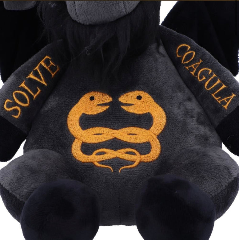 Fluffy Fiends Baphomet Cuddly Plush Toy 22cm | Teddy | Witchcraft | Wiccan | Pagan | Goth | Gothic | Occult