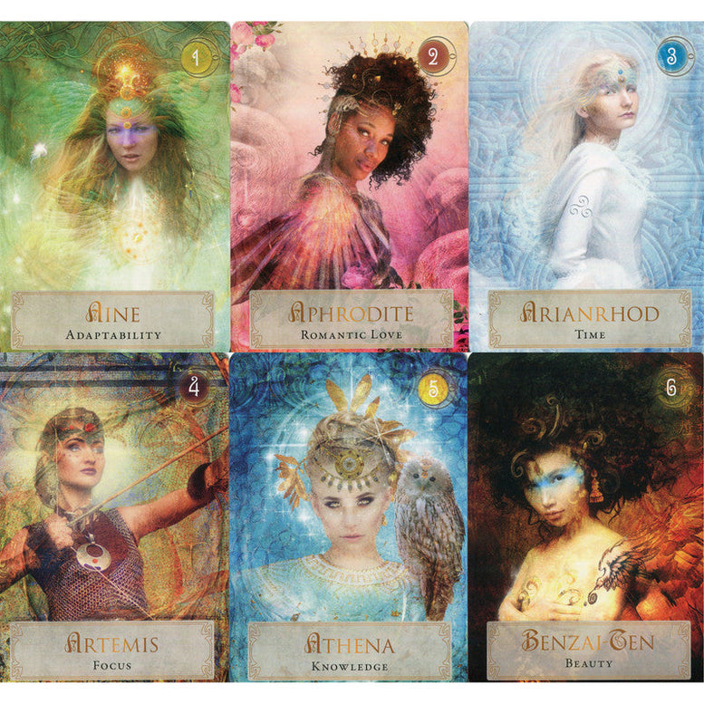 Goddess Power Oracle Cards Deluxe Edition | Tarot | Tarot Cards | Goddess | Gift | Witchcraft | Wiccan | Pagan | Deck | Reading | Mystic