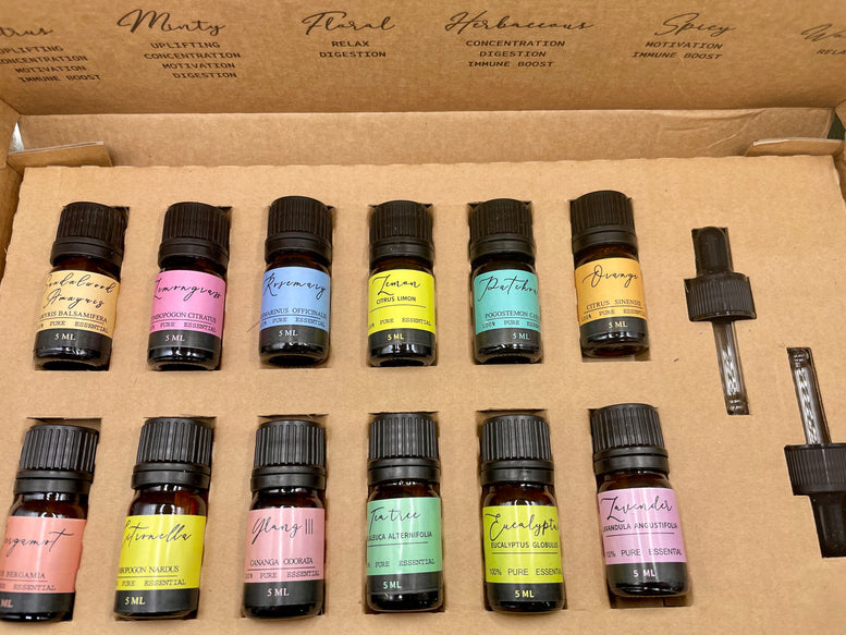 Aromatherapy Essential Oil Set The Top 12 | Essential Oils | Aromatherapy | Gift Set | Ritual Oils | Witchcraft | Wiccan | Pagan | Fragrance
