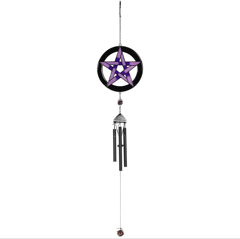 Triple Moon Wind Chime with Bells | Witches Bells | Garden | Wicca | Pagan | Witchcraft | Triple Moon
