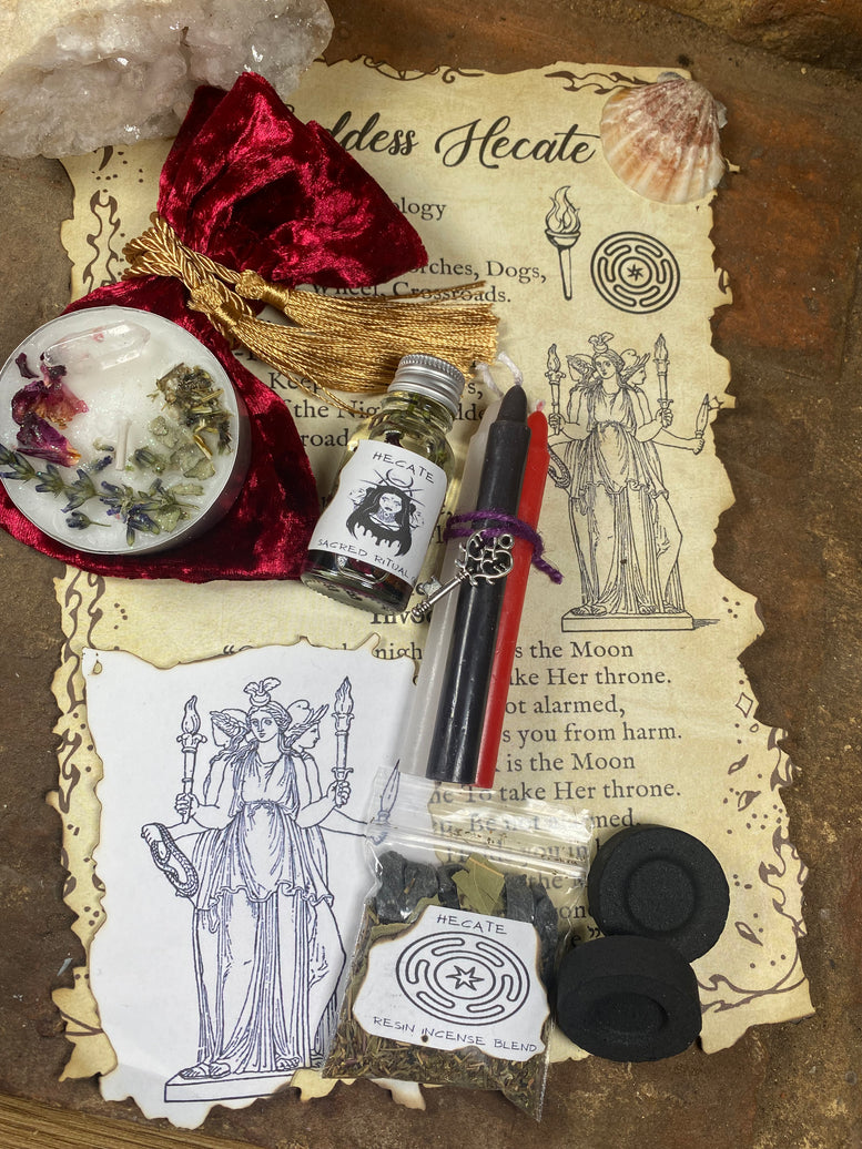 Hecate Honouring and offering Spell Kit | Wiccan | Pagan | Witchcraft | Hekate | Goddess | Moon Goddess | Crone