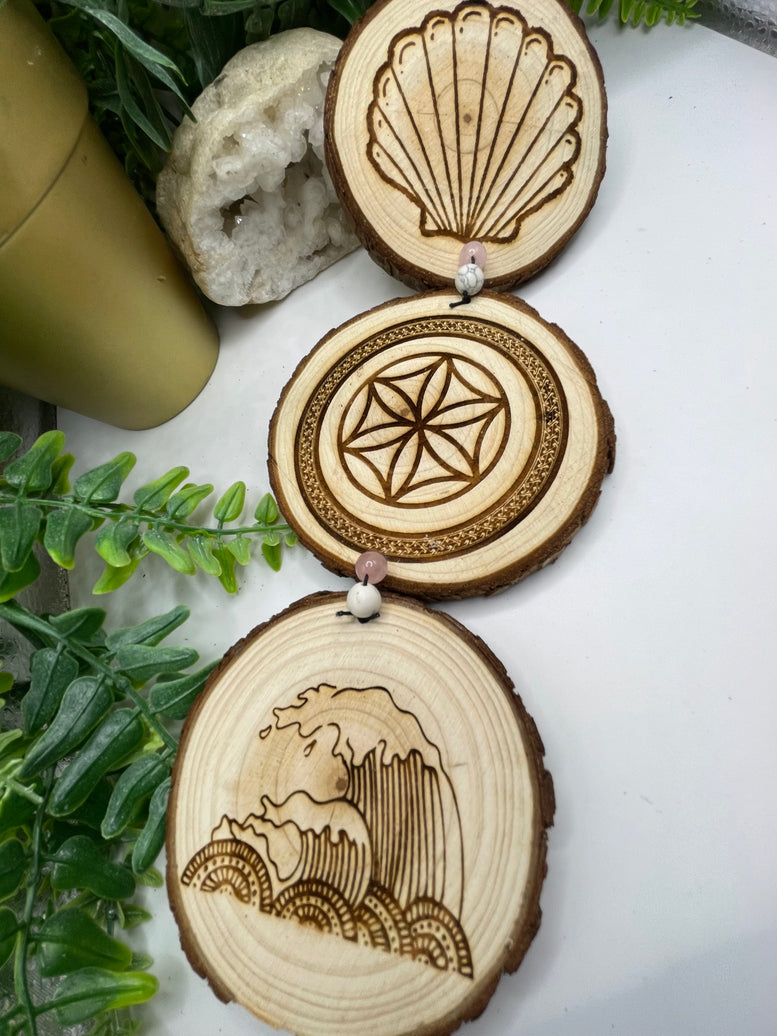 Unique Aphrodite Wall Hanging | Deity | Goddess | Wall Decor | Witchcraft | Wiccan | Pagan | Decoration | Rose Quartz | Howlite | Gift