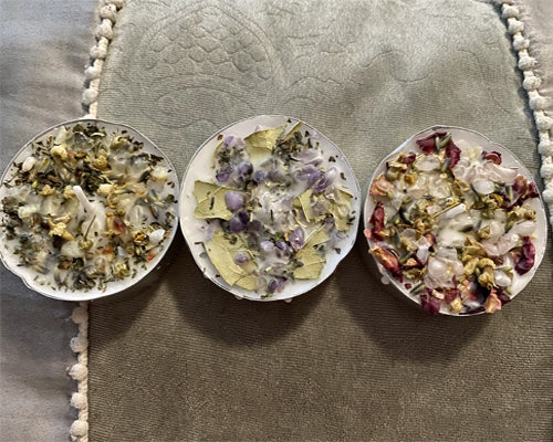 Full moon/New moon/Dark moon Magical Large Tealights