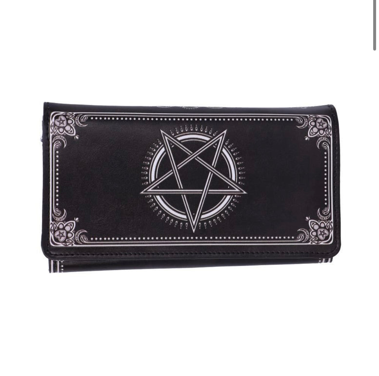Pawzuph Embossed Purse 18.5cm | Cult Cutie | Occult | Nemesis Now | Witchcraft | Wiccan | Pagan | Gothic | Purse | Wallet