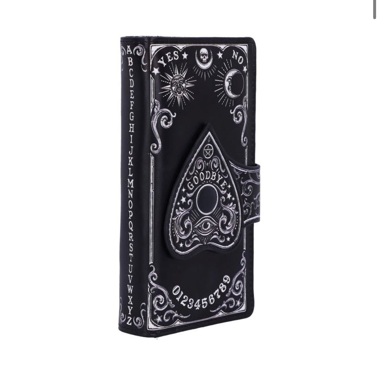 Spirit Board Planchette Embossed Purse 18.5cm | Witchcraft | Wiccan | Pagan | Gothic | Planchette | Coin Purse | Accessories | Occult