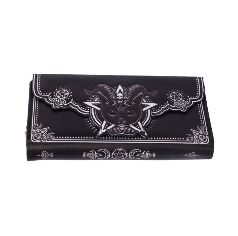 Pawzuph Embossed Purse 18.5cm | Cult Cutie | Occult | Nemesis Now | Witchcraft | Wiccan | Pagan | Gothic | Purse | Wallet