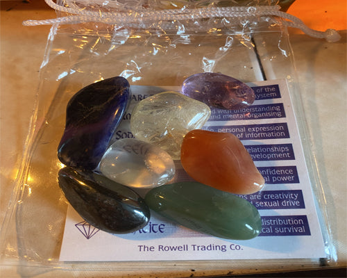 Chakra Stones With Wash Bag