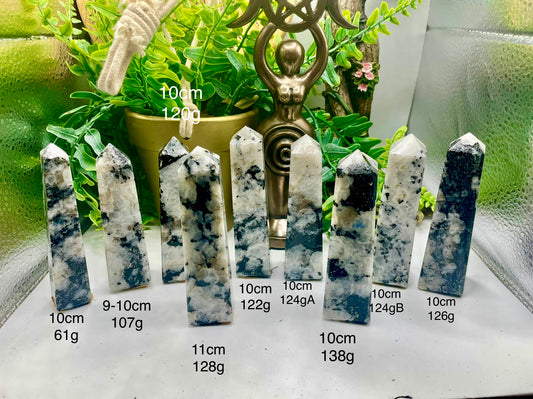 High Grade Flashy Rainbow Moonstone Towers | Crystals | Reiki | Chakra | Healing | Witchcraft | Wiccan | Pagan | Stones | Gemstones