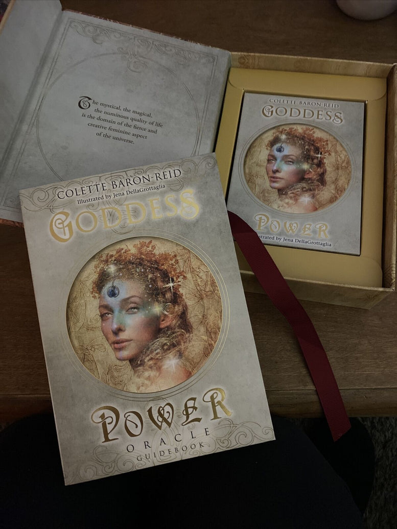 Goddess Power Oracle Cards Deluxe Edition | Tarot | Tarot Cards | Goddess | Gift | Witchcraft | Wiccan | Pagan | Deck | Reading | Mystic