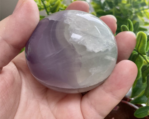 Natural High Grade Lavender Rainbow Fluorite Sphere | Reiki | Chakra | Healing | Crystal | Crystal Ball