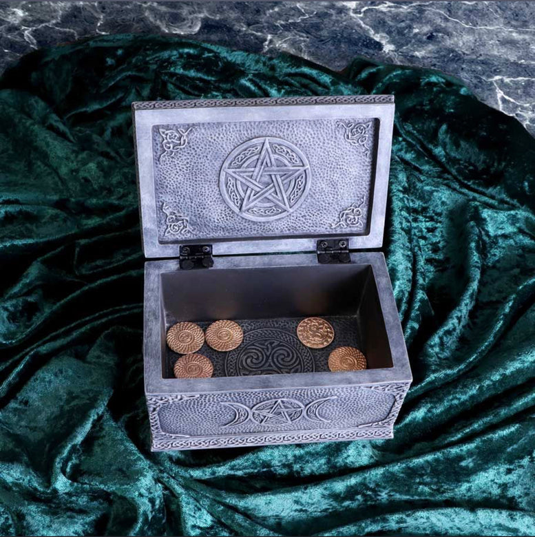Mother Earth Box 15.5cm | Gaia | Witchcraft | Wiccan | Pagan | Storage Box | Jewellery Box | Goddess | Deity