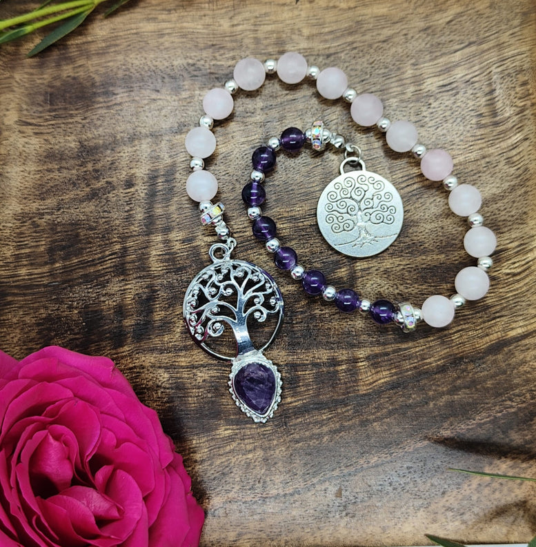Witches Crystal & Charm Prayer Beads | Deity Worship | Chant | Mantra | Goddess | Witchcraft | Wiccan | Pagan | Gift | Sabbats | Lunar Month