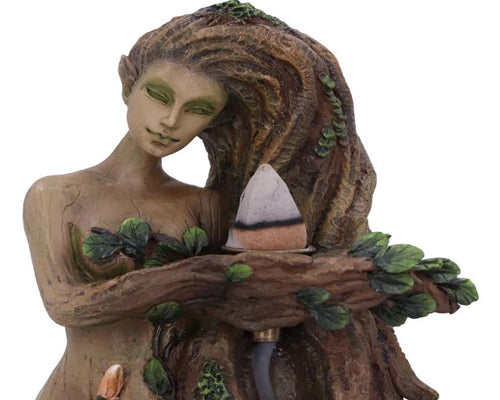 Lady Earth Female Tree Spirit Natural Backflow Incense Burner
