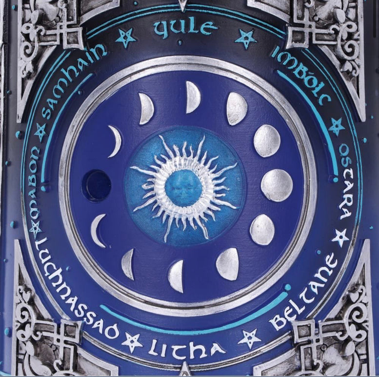 Moon Guide Tankard 15.5cm | Chalice | Witchcraft | Wiccan | Pagan | Moon Phase | Wheel of the year | Goth | Cup | Mug | Pagan Holidays |