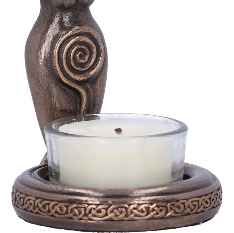 Triple Goddess Tea Light Holder 12cm | Goddess | Deity | Wicca | Pagan | Witchcraft