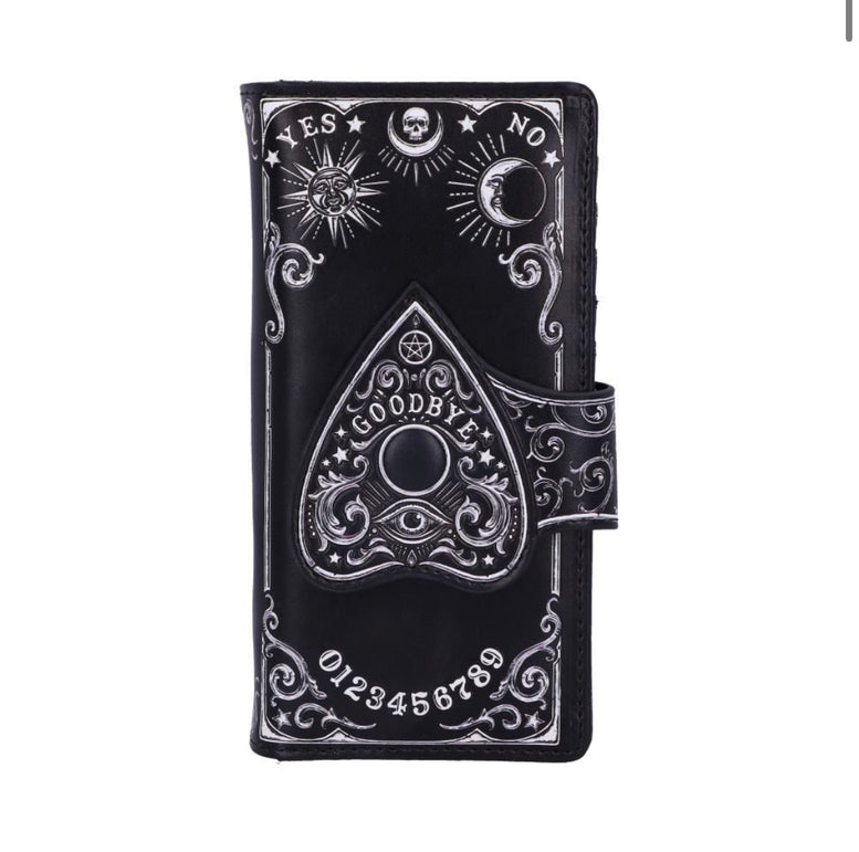 Spirit Board Planchette Embossed Purse 18.5cm | Witchcraft | Wiccan | Pagan | Gothic | Planchette | Coin Purse | Accessories | Occult