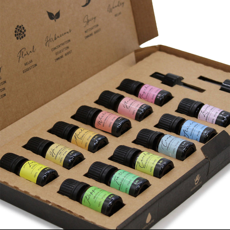 Aromatherapy Essential Oil Set - Starter Pack