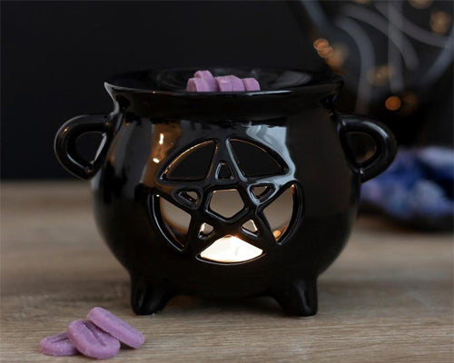 Pentagram Cauldron Oil Burner