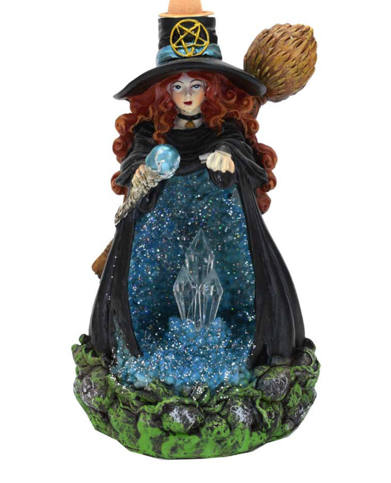 Witch Backflow Incense Crystal Cave Burner