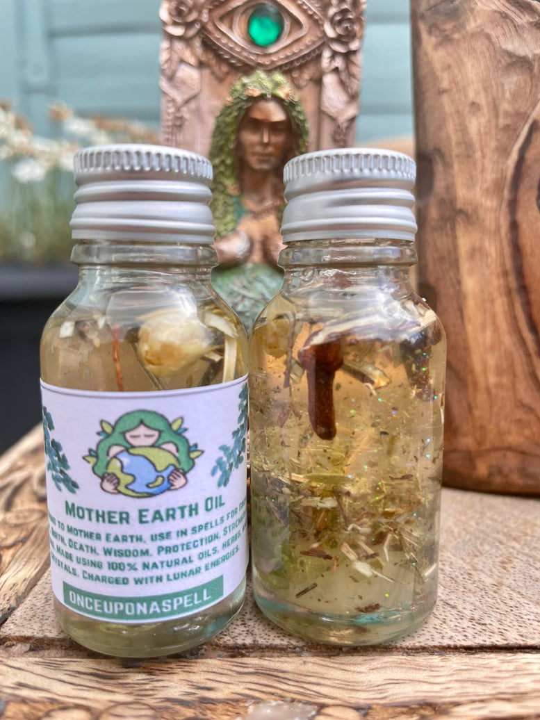 Mother Earth/Gaia Ritual Oil | Offering | Deity | Goddess | Spell Oil | Growth | Healing | Wisdom | Pagan | Witchcraft | Wicca | Birth