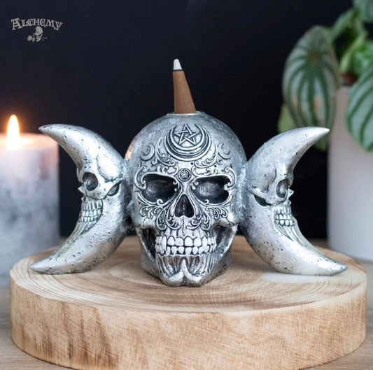 The Dark Goddess Back Flow Incense Burner by Alchemy