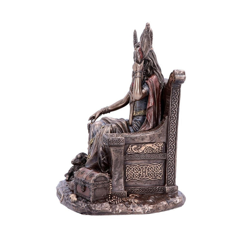 Bronze Frigga Goddess of Wisdom Norse Leader Ornament 19cm | Wiccan | Pagan | Norse | Wisdom | Figurine | Witchcraft