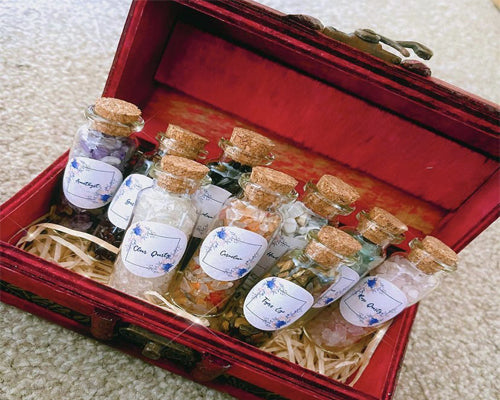 Large Crystal chips gift set - 9 x 15ml bottles
