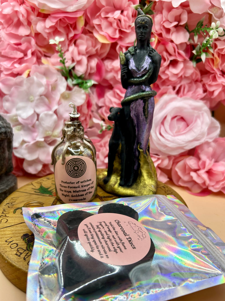 Goddess Hecate/Hekate Resin Incense Blend | Deity | Crossroads | Keys | Wiccan | Pagan | Witchcraft | Protection | Spell Bottle | Fragrance