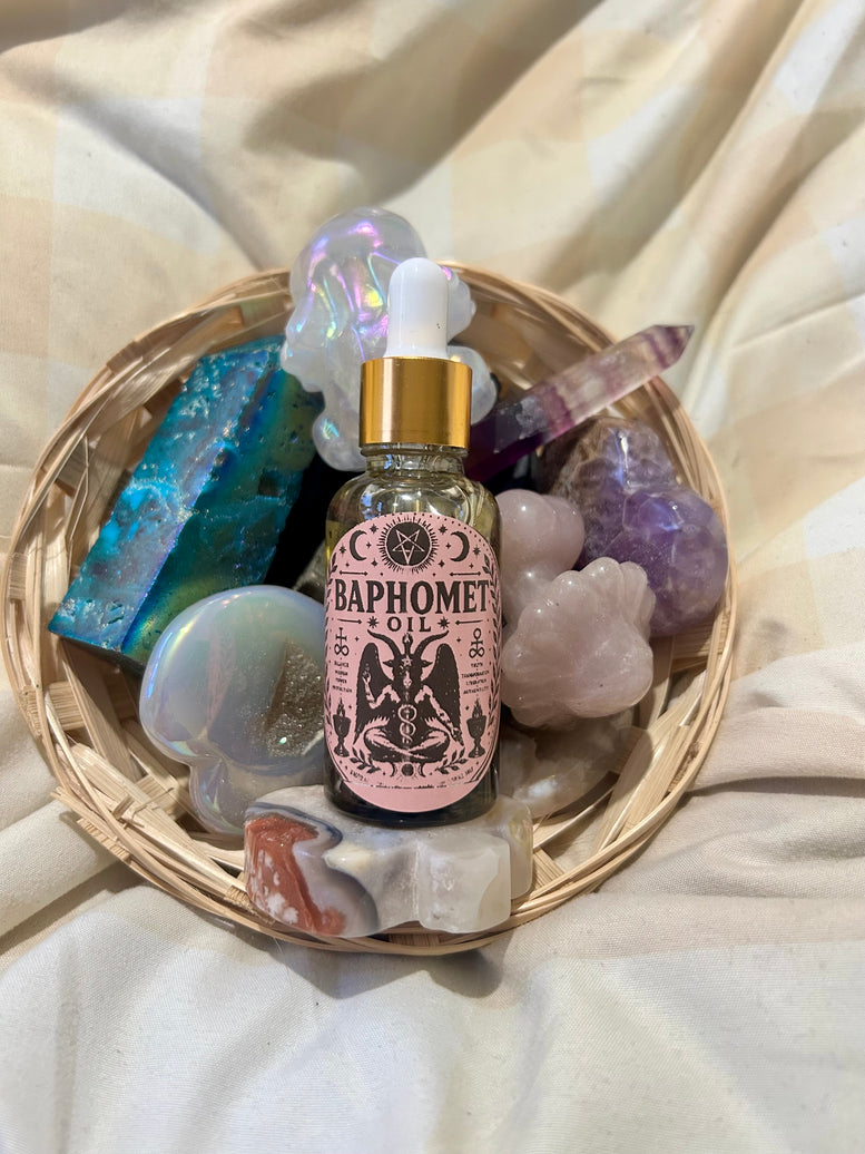 Baphomet Oil - Mystical Rituals for Enhanced Energy and Protection witchcraft and occult practises