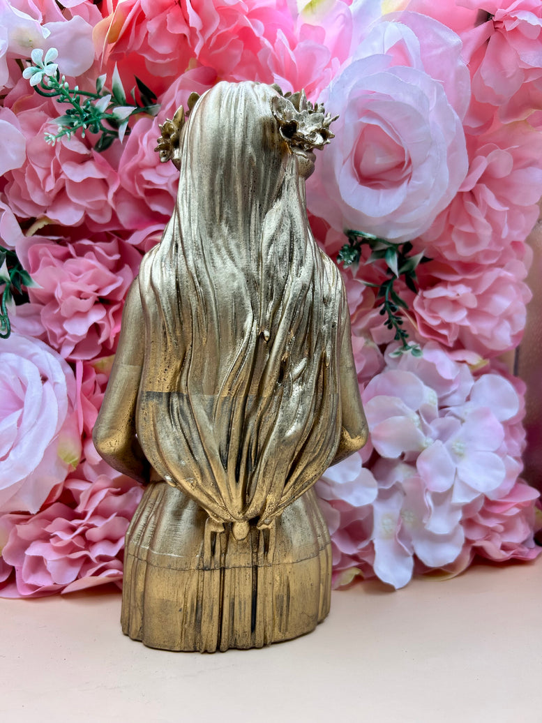 Gaia Mother Earth Bust Resin Statue | Figure | Offering | Worship | Goddess | Witchcraft | Wiccan | Pagan | Home Decoration | Mythology