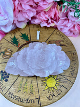 Rose Quartz Rose Crystal Carving | Flower | Witchcraft | Wiccan | Pagan | Home Decor | Ornament | Gift | Healing Crystals | Chakra | Reiki