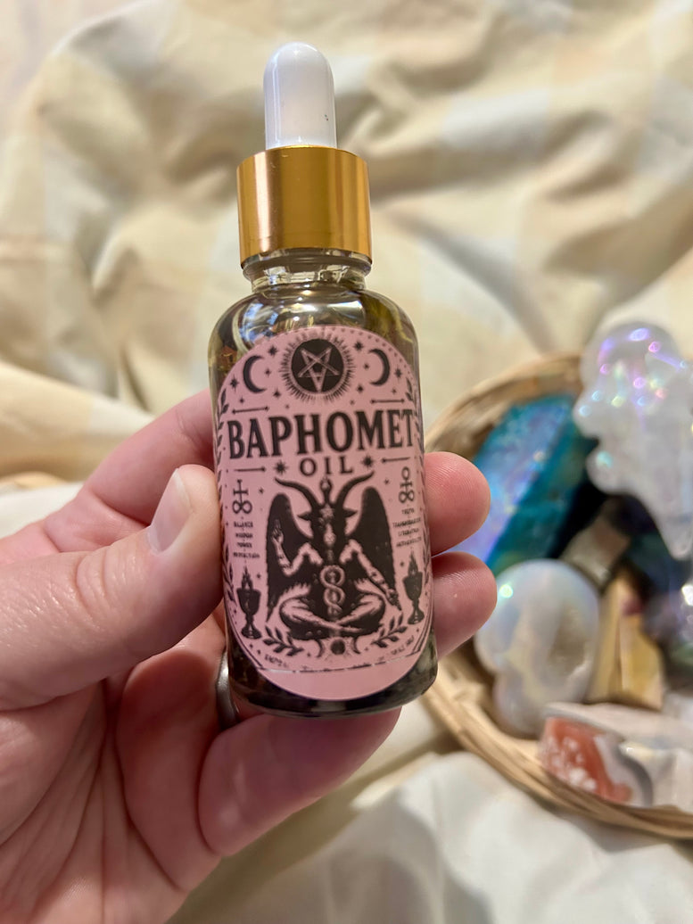 Baphomet Oil - Mystical Rituals for Enhanced Energy and Protection witchcraft and occult practises