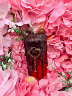 Loaded Pillar Spell Candles | Abundance | Aphrodite | Protection | Evil Eye | Hekate | Witchcraft | Wiccan | Pagan | Crystals | Herbs