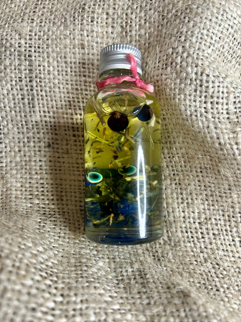 Evil Eye Protection Spell Oil | Ritual Oil | Witchcraft | Wiccan | Pagan | Occult | Anointing Oil | Voodoo | Magic | Spells | Altar Supplies