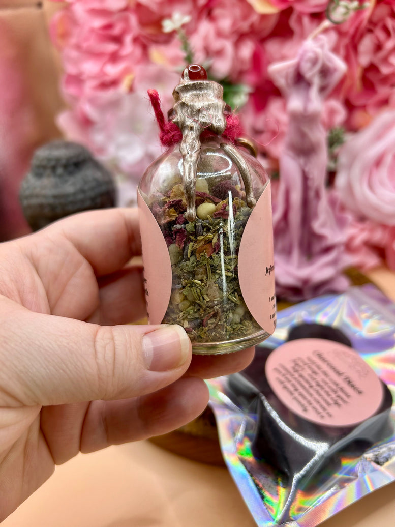 Aphrodite/Venus Resin Incense Blend and Room Spray Set | Deity | Wiccan | Pagan | Witchcraft | Protection | Fragrance | Goddess of the Sea