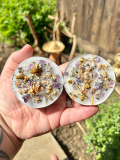 Calming Xl Tea-light Spell Candles Gift Set | Spell Candles | Witchcraft | Wiccan | Pagan | Peaceful | Aromatherapy | Fragrance | Crystals