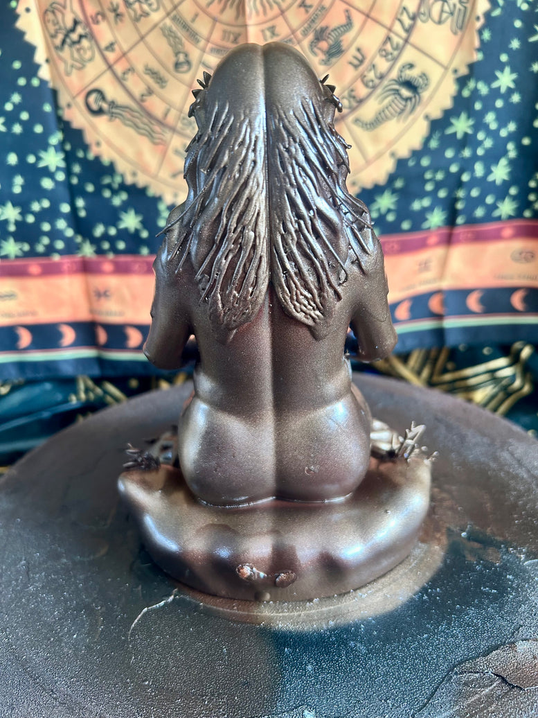 Mother Earth Gaia Statue – 17cm Resin Figurine witchcraft Wiccan pagan nature earth goddess