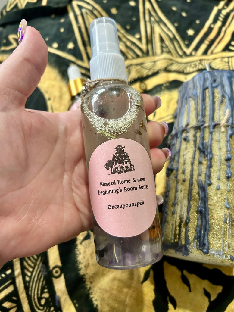 Blessed Home & New Beginnings Spell Kit | Witchcraft | Wiccan | Pagan | Spell Candle | Spell Oil | Room Spray