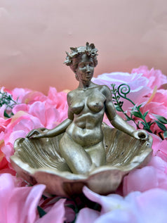 Unique Aphrodite/Venus Resin Offering Bowl  | Statue | Witchcraft | Wiccan | Pagan | Art | Home Decorations | Goddess Of Love | Deity