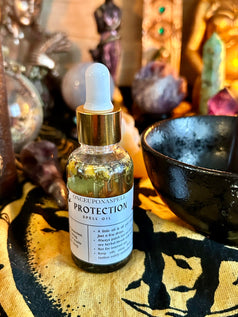 Protection Spell Oil for anointing on candles, tools and crystals Daily Therapeutic Therapy Healthy Wellness Aromatherapy Essential